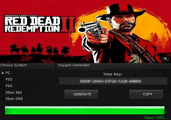 Red Dead Redemption 2 License Key Free